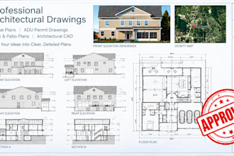 do house plans adu permit wooden deck patio porch plan architectural drawings