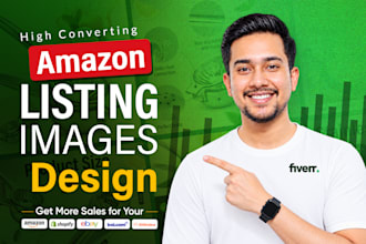 do  amazon listing images, product listing images, amazon infographic design