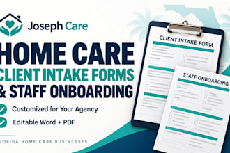 create home care agency client intake forms and employee onboarding documents