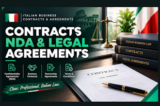 italian business contracts, nda and legal agreements