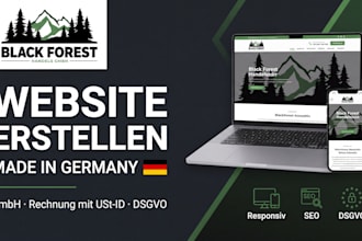 erstelle deine professionelle website aus deutschland mit rechnung