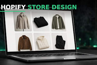 design shopify store for you