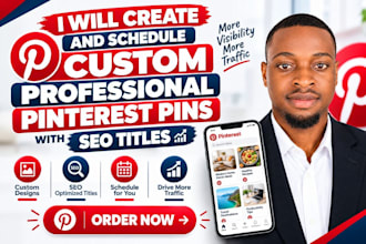 create and schedule SEO optimized pinterest pins