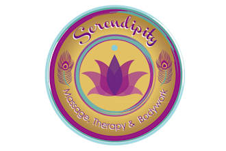 design serendipity massage therapy bodywork logo