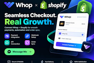 integrate whop shopify payment checkout gateway API wordpress shopwp liquid code