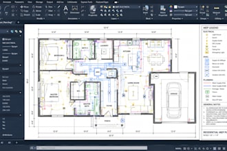 create residential mep plans and a permit ready drawing package
