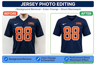 do jersey photo editing and background removal