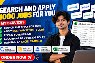 search and apply for 1000 jobs for you