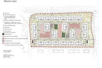 produce 2d urban master plan,spatial site layout, multi level floor plan,cutaway