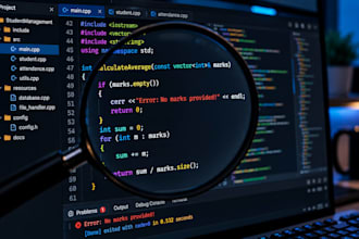 fix bugs and errors in c and c plus plus code