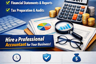 do accounting, excel and PDF, and audit