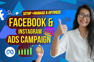 setup and manage facebook ads campaing,instagram ads and meta ads