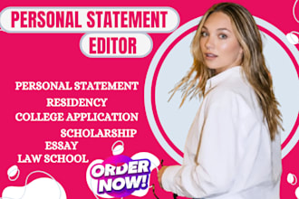 do university personal statement, college application essay, law and scholarship