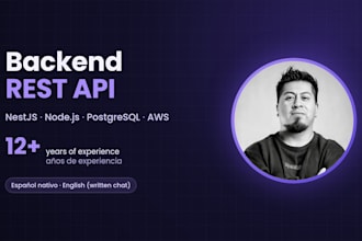 develop a scalable backend rest API with nestjs or nodejs
