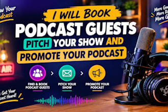 book podcast guests pitch your show and promote your podcast