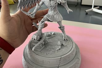 sculpt custom 3d character models or toy figure and deliver printready stl files