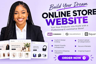 build online webshop ecommerce woocommerce squarespace store square online store