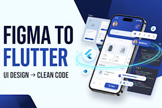 build flutter apps, convert figma design to flutter app