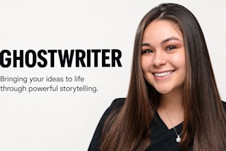 be your fiction ebook writer