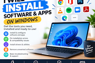 install software or apps you need for your PC