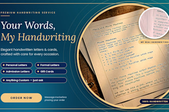 write anything with my beautiful handwritting