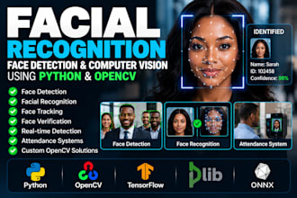 build facial recognition, face detection and opencv systems
