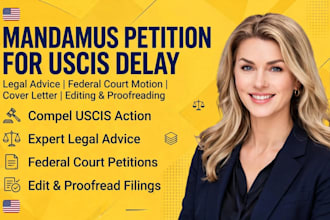 draft federal court pleadings for uscis delay and mandamus cases