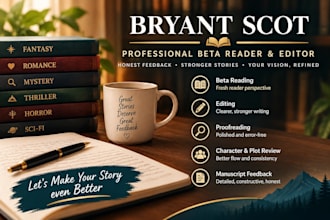 beta read your game or litrpg novel for start system consistency