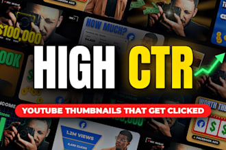 create high CTR thumbnails that audiences click