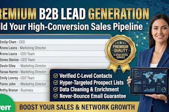 build targeted b2b lead generation and prospect email list