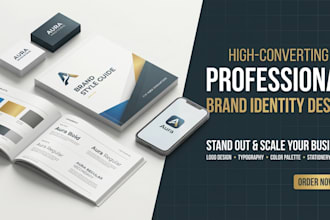 design a modern logo and brand identity