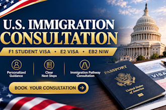 provide US immigration consultation for f1, e2, eb2, niw and visa options