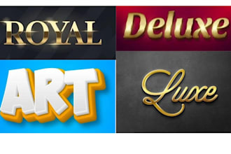 make custom lettering font, word art, font or 3d logo, text effect, typography