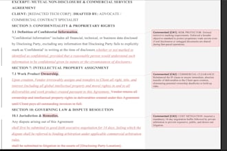 draft custom legal contracts, ndas, and business agreements