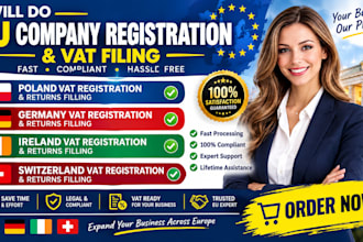 do germany poland estonia ireland cyprus UK vat and company registration