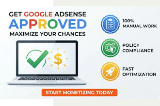 setup fix and get google adsense approval for your website and monetize it
