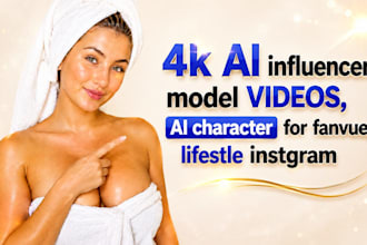 generate quality ai fanvue influencer, ai influencer model,ai character ai model