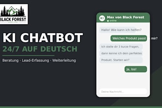 ki chatbot für deine website einrichten mit produktberatung