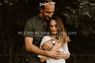 design squarespace videographer website video production filmmaker website