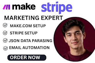 setup makecom json data parsing makecom  airtable automation make stripe webhook