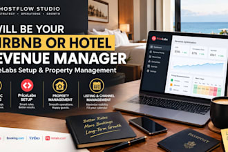 be your airbnb or hotel revenue manager, pricelabs setup and property management
