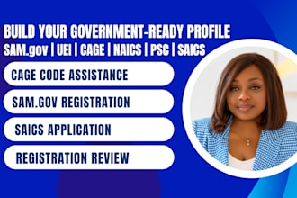 do samgov registration, uei, cage code, naics, pcs code and saics application