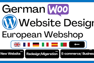 set up german woocommerce website, germanized design, dsgvo, impressum, checkout