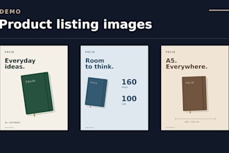 design product listing infographics from your photos and text