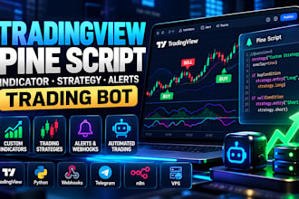 fix code tradingview pinescript indicator strategy alerts trading bot