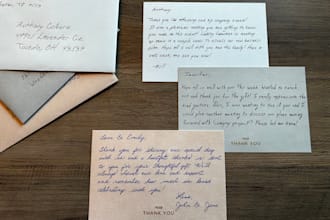 high volume handwritten notes and letters for direct mail