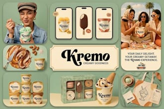 design a professional logo, branding kit and brand identity