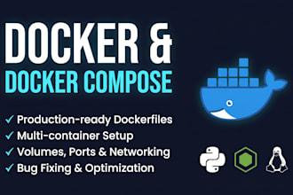 containerize your application using docker and docker compose
