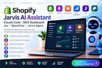 shopify jarvis ai assistant claude code mcp dashboard jev openclaw jarvis agent