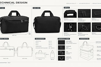 design duffle bag tech pack for gym, sports, travel and weekend bags